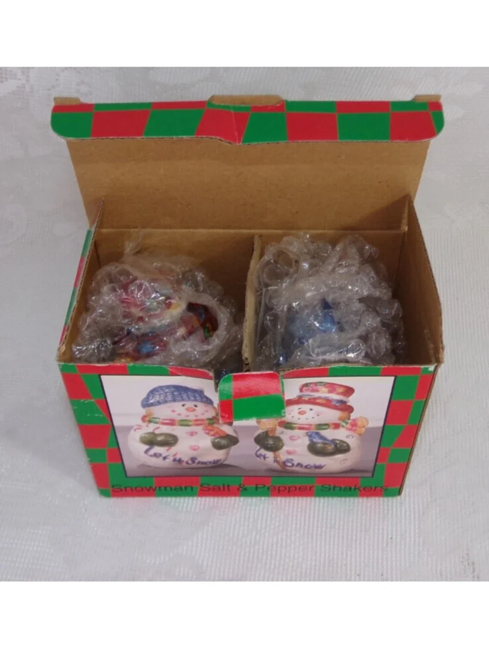 Salt And Pepper Shakers, Snowman, Decor, Collectors, Christmas, Let it Snow